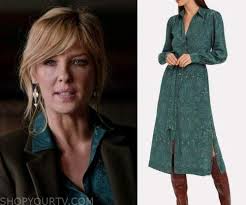 Yellowstone: Season 3 Episode 9 Beth's Paisley Shirt Dress