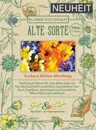 Alte Sorte Bio Essbare Bluten Mischung Essbare Bluten Kapuzinerkresse Ringelblume