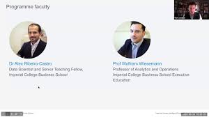 Imperial Business Analytics From Data To Decisions Recording Of Live Webinar Youtube