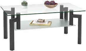 To make your living room even more beautiful and functional, explore our selection of complementary living room tables, including both end tables and. Buy Rectangle Glass Coffee Table Modern End Side Table Metal Tube Legs For Livingroom Online In Turkey B097d8c24x