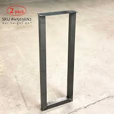 H 40 Inch W5036n2 Plus Bar Height Pub Table U Legs 1 Pair Pub Table Bar Height Outdoor Bar Table