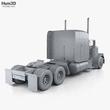 3d Model Of Peterbilt 379 Tractor Truck 1987 Peterbilt Peterbilt Trucks Trucks
