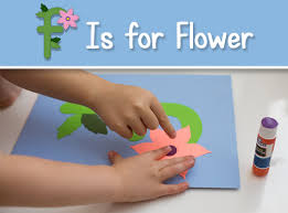 Letter f crafts · letter f torn paper fire · letter f block letter covered with feathers · letter f foam frog · letter f edible flowers · letter f . Printable Letter F Craft F Is For Flower