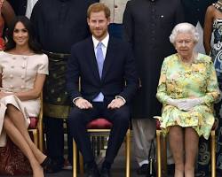 Image of Prince Harry and the British royal family