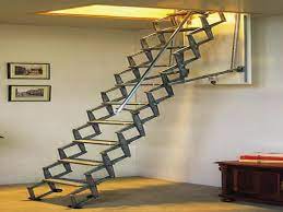 Folding Attic Stairs Bonasty Attic Remodel Attic Stairs Attic Storage