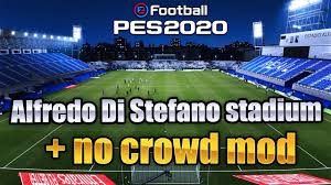The alfredo di stéfano stadium is a football stadium in madrid, spain, owned by laliga club real madrid. Pes 2020 Realism No Crowd Mod Estadio Alfredo Di Stefano Youtube