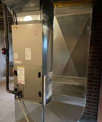 Removed a wood furnace & installed a 3.5 ton Payne heat pump with a 15kw  furnace. Thanks Ingweb Supply Ltd for the fabrication & install of the  ductwork and Lymburner Electrical for