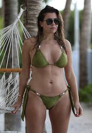 How do we know they're the hottest? Imogen Thomas Dons Skimpy Green Bikini In Miami Express Digest