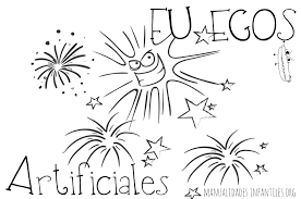 Vea nuestra gran colección de imágenes animadas. Dibujos De Fuegos Artificiales Para Colorear Manualidades Infantiles