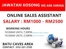 Pelbagai kerja kosong swasta, part time, freelance, full time & internship 2020/2021 terkini. Ykonlineshop No 7 Jalan Sbc 3 Taman Sri Batu Caves Batu Caves 2021