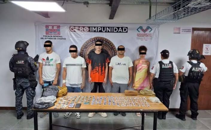 Desarticulan red de préstamos gota a gota en Chiapas; hay 11 detenidos
