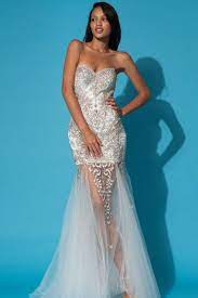 Floor Length Jovani Mermaid Gown Vegas Dresses Jovani Evening Dress Las Vegas Wedding Dresses