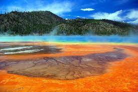 Free Image On Pixabay Grand Prismatic Hot Spring Thermal Visit Yellowstone Wilderness Travel National Parks Trip