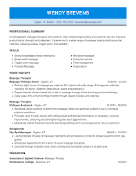 Check spelling or type a new query. 2021 Best Massage Therapist Resume Example Myperfectresume