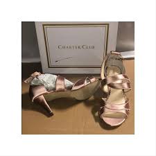 Charter Club Pink Pollyan Strappy Dress M Sandals Size Us 5 5 Regular M B 39 Off Retail