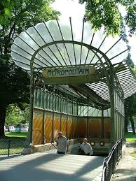 Edicule Porte Dauphine Paris Metro Entrances By Hector Guimard Hector Guimard Art Nouveau Poster Paris