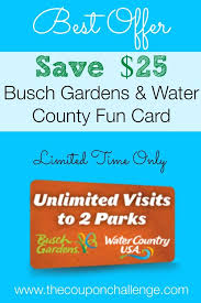 The Coupon Challenge Cool Cards Busch Gardens Amazing Gardens