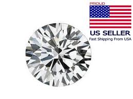 Loose Moissanite Stone Near White Color Round Brilliant Cut Excellent Grade Vvs 5mm 11mm Size