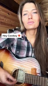 Hey Cowboy ❤️‍🔥 The first time I heard this song I fell in love with it!  Had to do a cover! #heycowboy #autumnbrooke #countrymusic  #countrymusictiktoks #girlswithguitars #love #follow ...