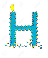 Chesapeake bay candle® find soothing essential oil diffusers and refills for the mind & body. The Letter H In The Alphabet Set Birthday Cake Candle Is Aqua Stock Photo Picture And Royalty Free Image Image 15111052