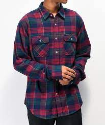 Matix Indio Red Blue Green Flannel Shirt