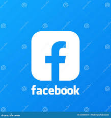 Facebook Background. Facebook Icon. Social Media Icons. Realistic ...