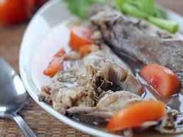 Sinigang Na Ulo Fish Head In Tamarind Broth Recipe Sinigang Cooking Seafood Tamarind Recipes