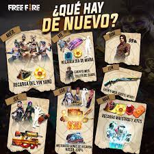 Updated today, june 2021 ✅ free fire win to claim gifts ☝ (pets, skins and free diamonds) ⭐ click here to see the page. Garena Free Fire Llego La Agenda Semanal Llegamos A La Meta Y La Incubadora Yin Yang Regreso Ademas Nuevo Aspectos Eventos Y Recargas Especiales Cual Es Tu Favorito Facebook