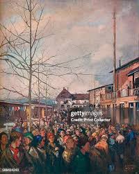 Ruhleben Prison Camp, Christmas Dinner ...