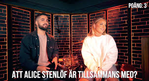 Alice ingrid stenlöf, född 17 juni 1996 i göteborg, är en svensk bloggare, videomakare och radioproducent. Svenska Youtubers Dejtar Alice Stenlof Och Jireel