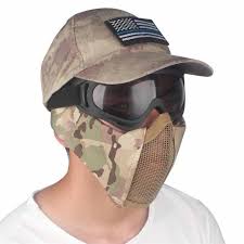 Buy airsoft full face mask and get the best deals at the lowest prices on ebay! Buy Half Face Mask Tpu Nylon Ear Portable Foldable Breathable Outdoor For Airsoft Paintball At Affordable Prices Price 8 Usd Free Shipping Real Reviews With Photos Joom