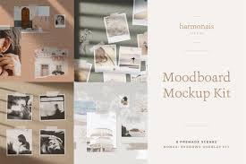 Moodboard Mockup Kit In 2020 Scene Creator Mockup Design Mood Board
