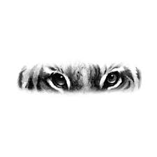 Olhos De Tigre 2 Unid Grude Tattoo
