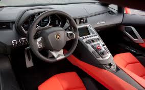 Inside View Of Lamborghini Aventador Lp 700 4 Red Lamborghini Aventador Interior Lamborghini Aventador Lamborghini Interior