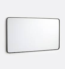 Lis living discount online kristy rectangular vanity mirror by orren ellis ok you look like a physical mirror is this beautiful galleries to bathrooms settings the nameeks glimmer collection nameeks. 54 X 30 Rounded Rectangle Metal Framed Mirror Rejuvenation