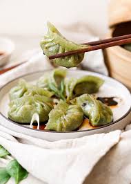 Tofu And Spinach Jade Dumplings Eat Cho Food Vegetarian Breakfast Recipes Veg Dumpling Recipe Vegetarian Recipes Healthy