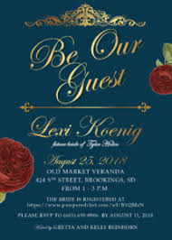 Your invitation will come as a high resolution jpg file sent to your email. Beauty The Beast Bridal Shower Hitch Studio Wedding Planning