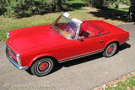 His cars are known to be the very best and this is a stunning example. Beautiful Red 1967 Mercedes 250sl Pagoda 5 Speed For Sale