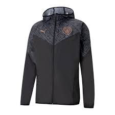 An seiner jacke trägt er eine sympathiebekundung für die. Puma Manchester City Warmup Jacke Schwarz F02 Schwarz