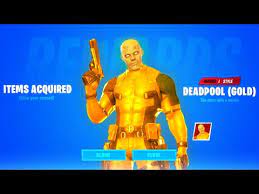 Track down three chimichangas across the game's main menu screens to tick off this deadpool skin challenge. How To Unlock The Golden Deadpool Skin In Fortnite Season 2 Week 8 Youtube