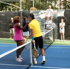 The pros will be joined by other players including defending women's champion naomi osaka, caroline wozniacki and nick kyrgios at an exhibition match next. Rafael Nadal Serena Williams Photostream Serena Williams Rafael Nadal Serena Williams Photos