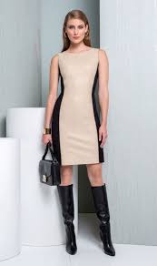 Etho15036 Etcetera Fashion Dress With Boots Business Dresses