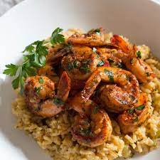 Cajun Shrimp Scampi Rice Recipe Shrimp Scampi Rice Recipe Food Cooking Recipes