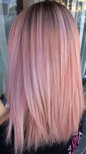 Black And Rose Gold Hair 36 Ideas Hair Pink Black Rose Gold For 2019 In 2020 Hair Color Pink Light Pink Hair Mermaid Hair Color