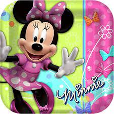 In addition to basic minnie mouse party supplies, like plates, cups, napkins, and decorations, you may want to consider purchasing, borrowing. Amazon Com American Balloon Company Minnie Mouse Party Plates Minnie Square Paper Dinner Plates 8 Count Toys Games