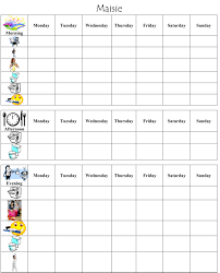 Chore Chart For A 2 Year Old Word Document Of The