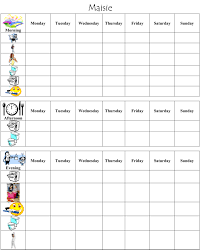 chore chart for a 2 year old word document of the