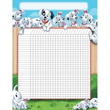 101 Dalmatians Grid Chart