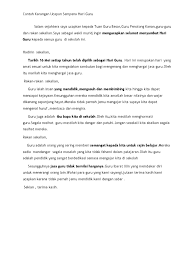 Sebagai sebagai bukti, hari guru yang kita sambut pada hari yang mulia ini. Contoh Karangan Ucapan Sempena Hari Guru Pdf