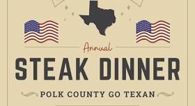 $5000 Steak Dinner 2026 — Polk County Go Texan